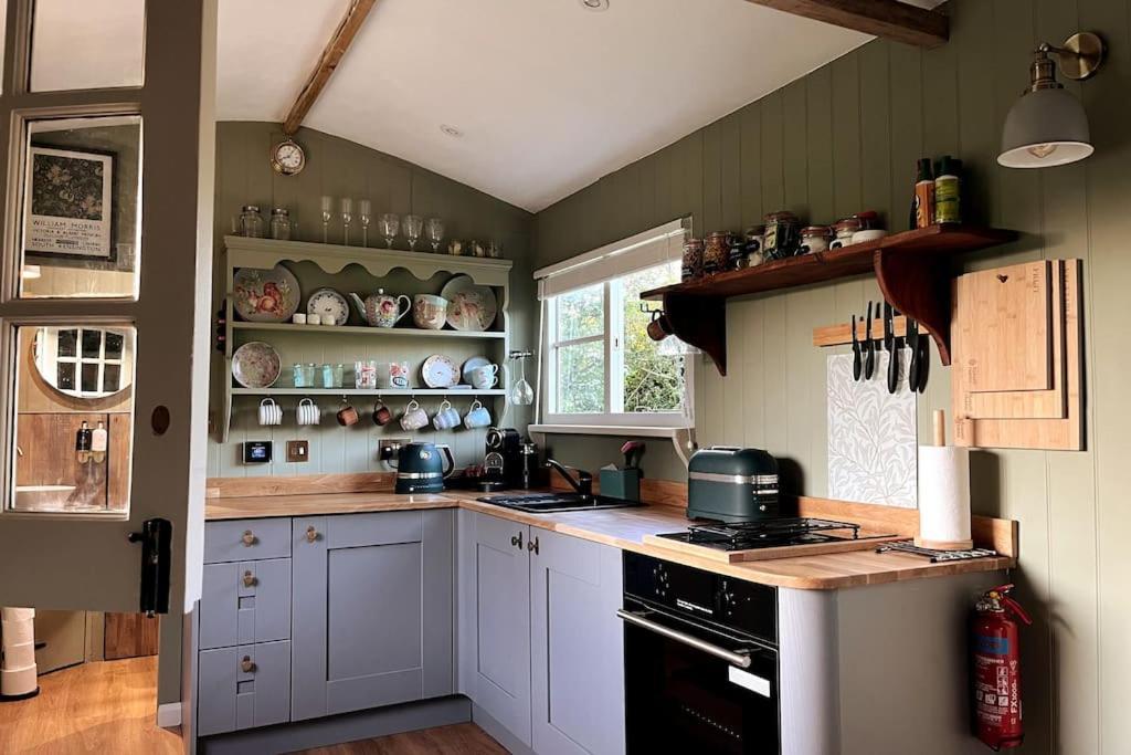 Mountbatten Shepherds Hut & Buckhurst Shepherds Hut アシュフォード エクステリア 写真